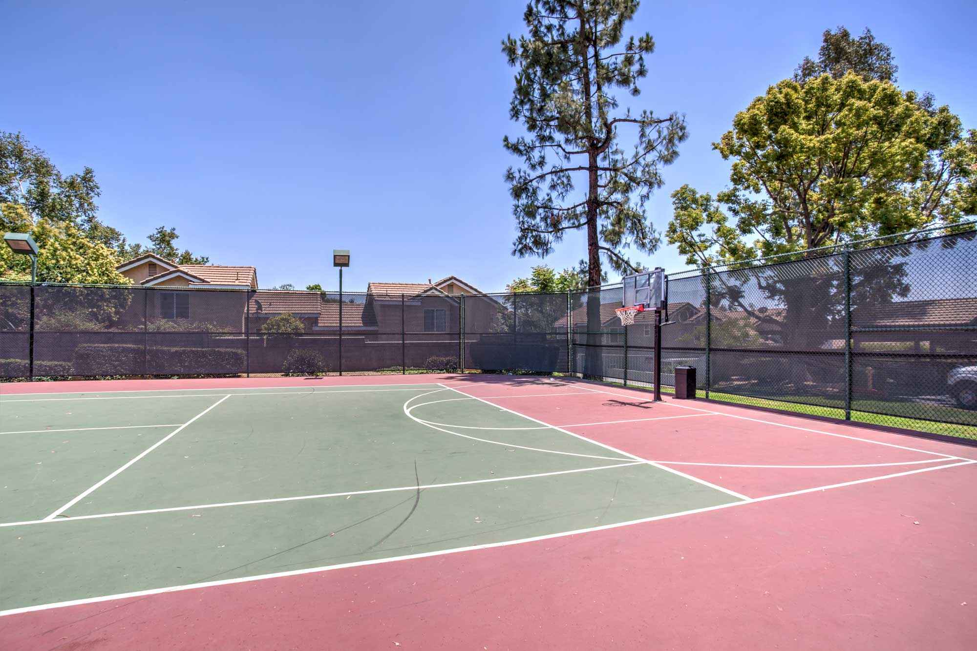 community tennis basketball court at Waterstone